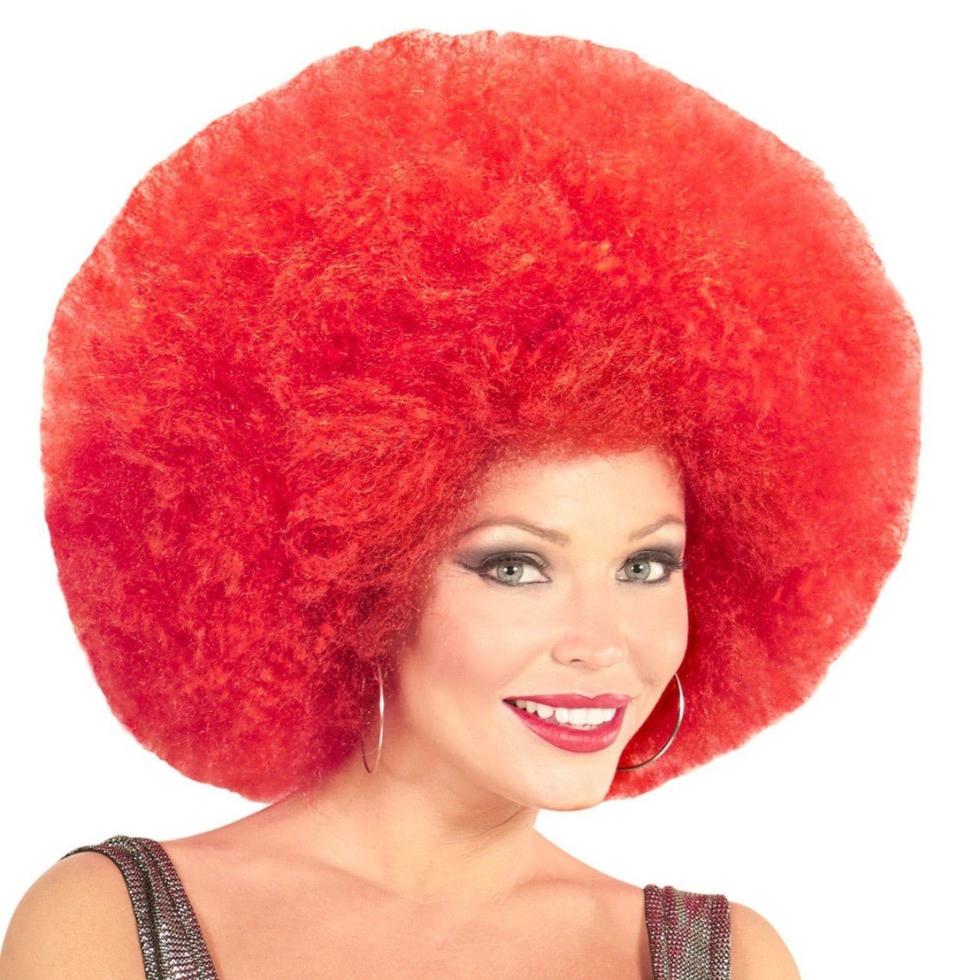 Super Red Afro Wig