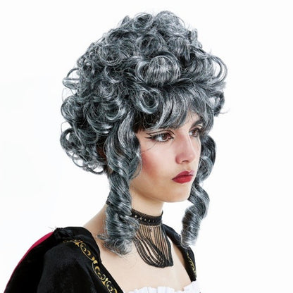 Grey Baroque Wig