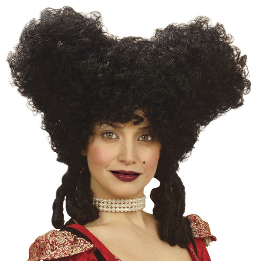 Black Baroque Heart Wig