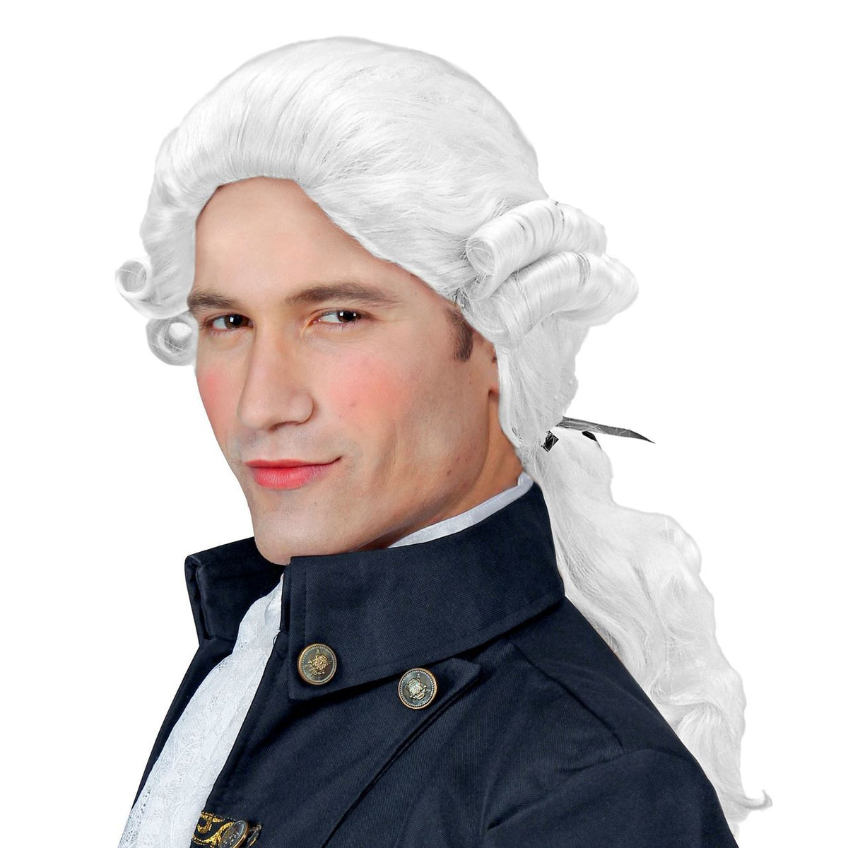 White Baroque Duke Wig