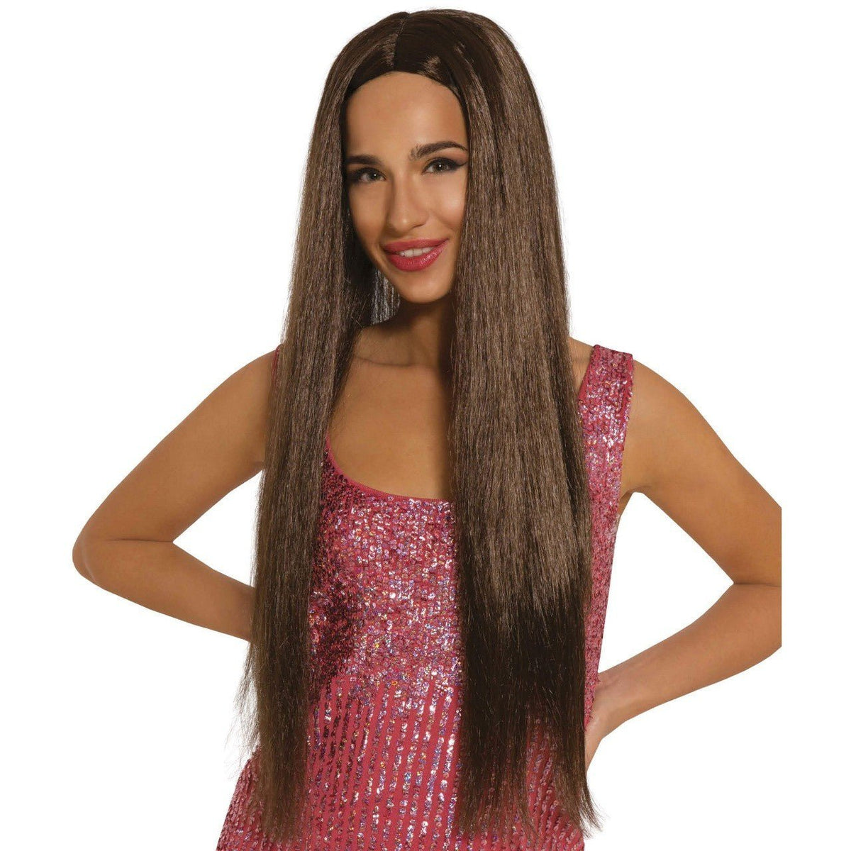 Long Straight Brown Wig