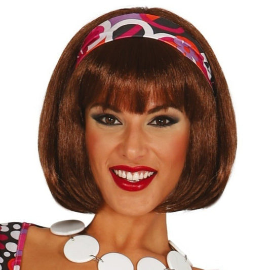 Medium Length Brown Wig