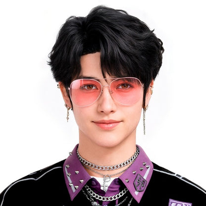 Black K-Pop Singer Demon Wig