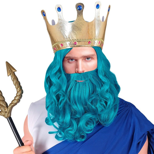 Greek God Poseidon Wig