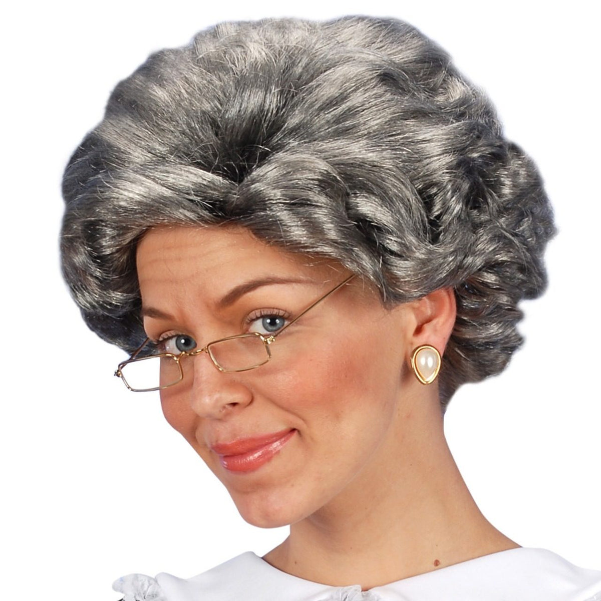 Agatha Grey Old Lady Wig