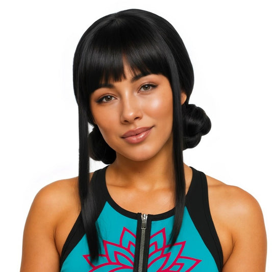 K-Pop Singer Wig with Buns