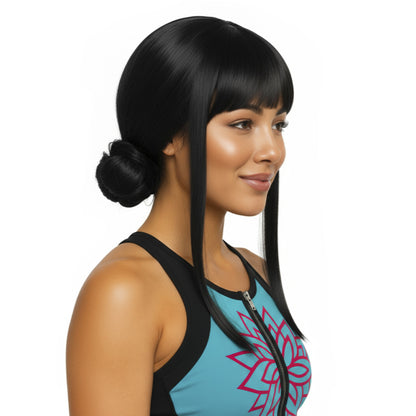 K-Pop Singer Wig with Buns