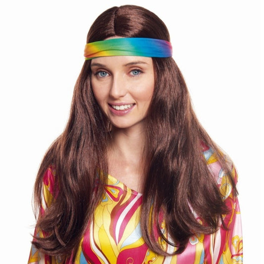 Brown Hippie Wig