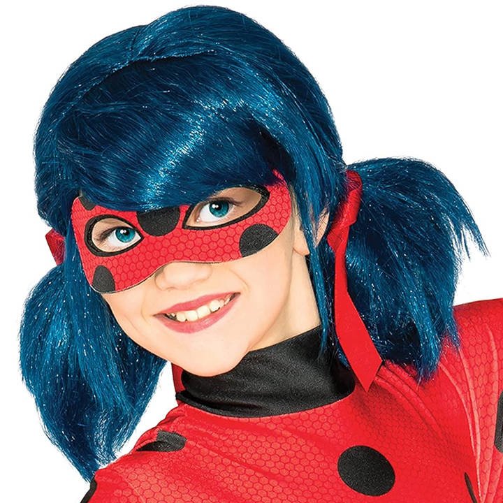 Girls Blue Ladybug™ Wig