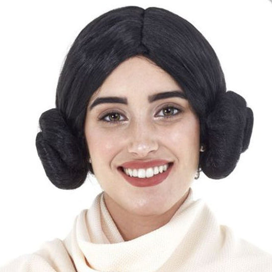 Leia Wig with Buns