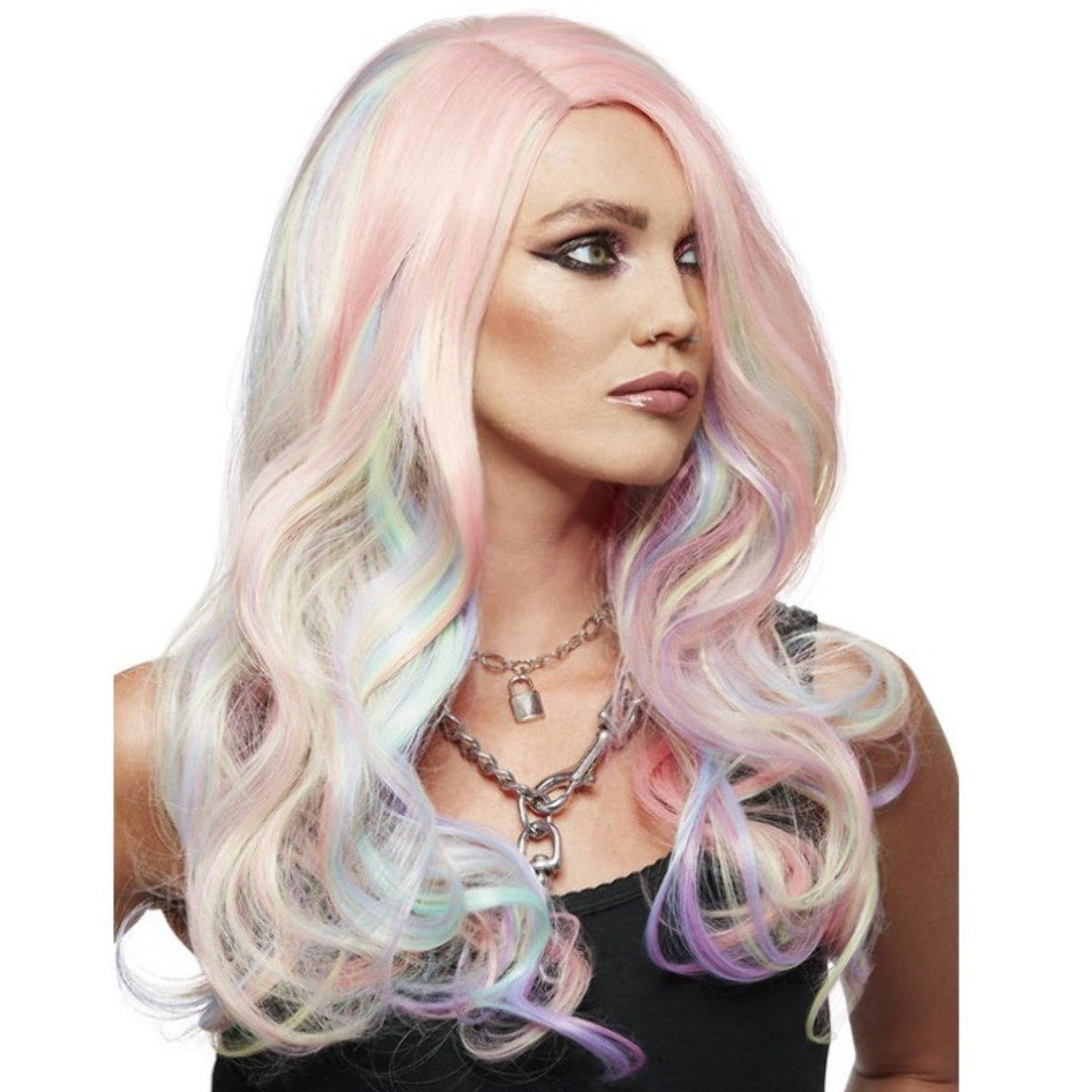 Multicolour Wavy Wig