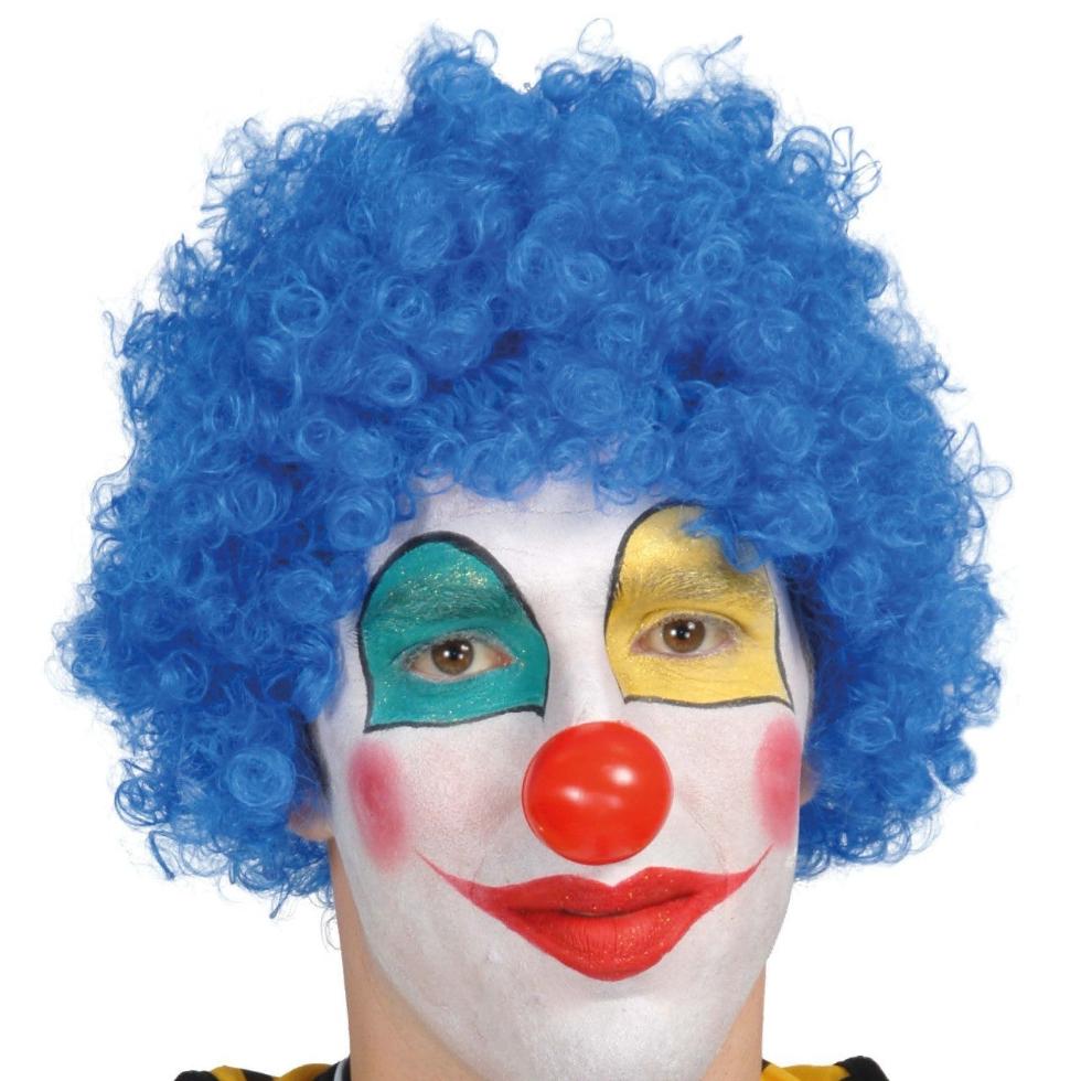 Blue Clown Wig