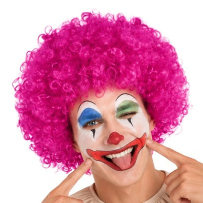 Fuchsia Clown Wig