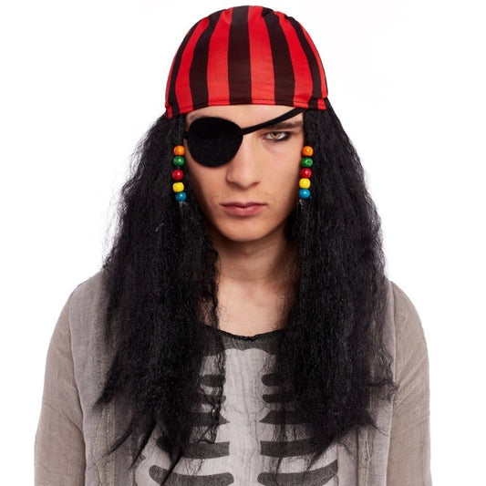 Pirate Wig with Kerchief