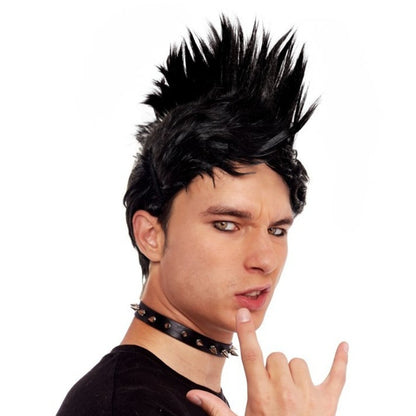 Black Punk Punky Mohawk Wig