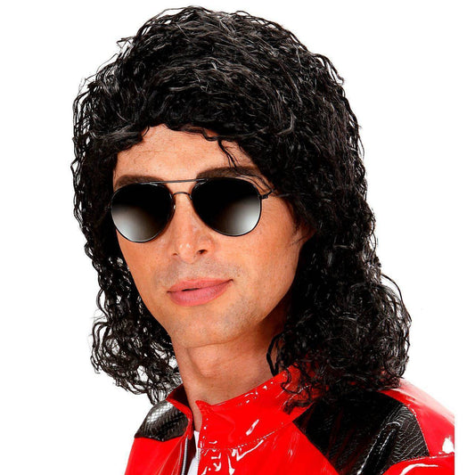 Black Curly Michael Wig