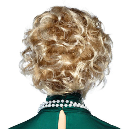 Short Blonde Lady Wig