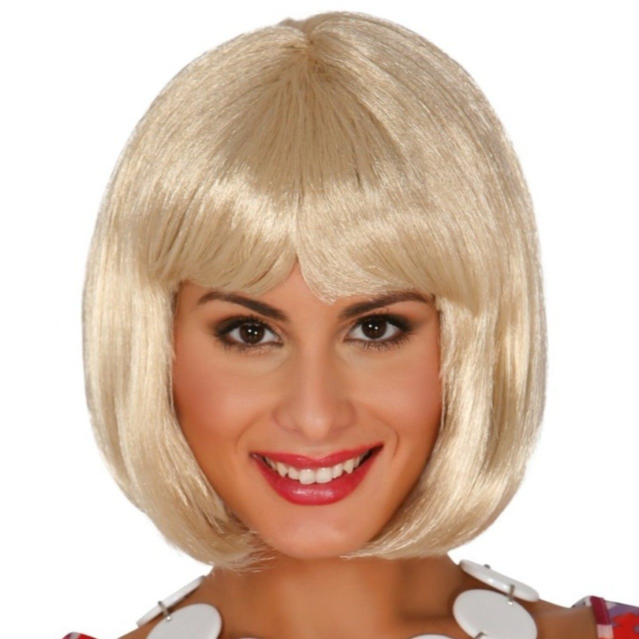 Medium Length Blonde Wig