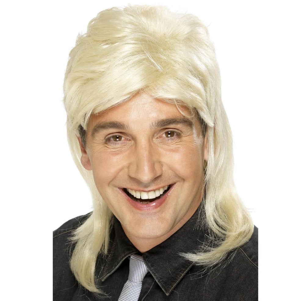 Blonde 80s Mullet Wig