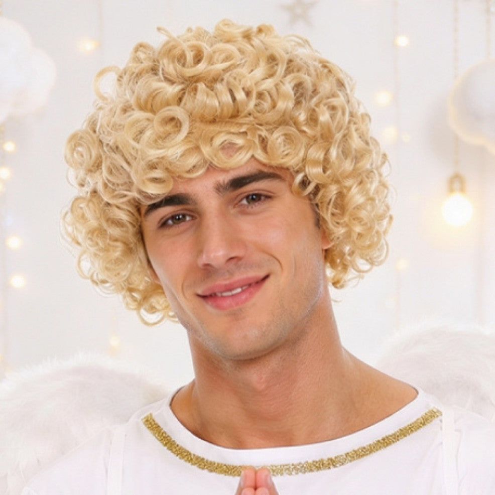Blonde Curly Angel Wig