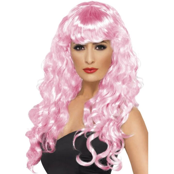 Pink Mermaid Wig
