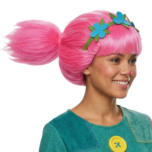 Pink Poppy Troll Wig