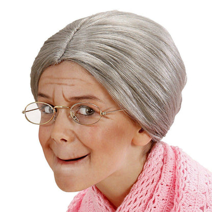 Girls Old Lady Wig