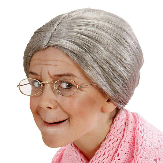 Girls Old Lady Wig