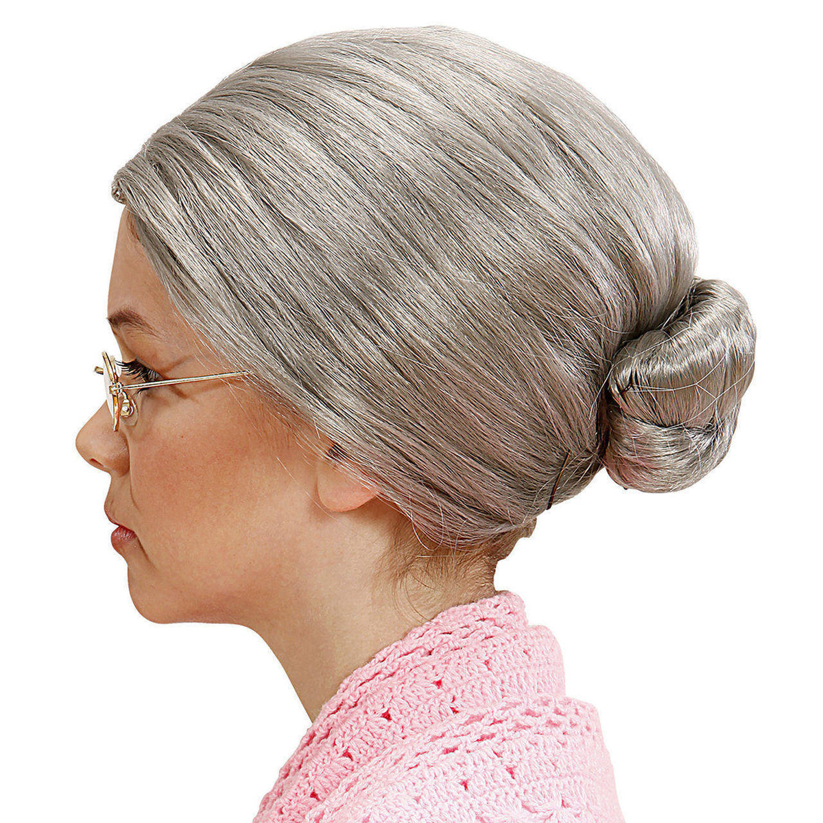 Girls Old Lady Wig