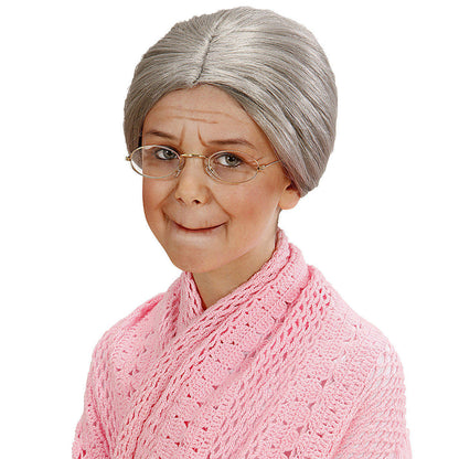 Girls Old Lady Wig