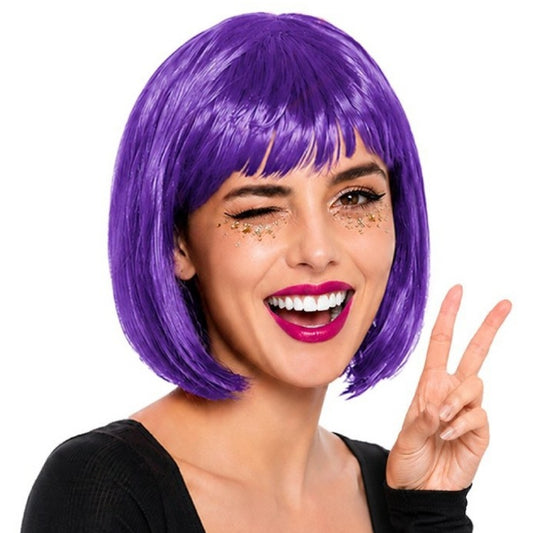 Eco Medium-Length Violet Wig