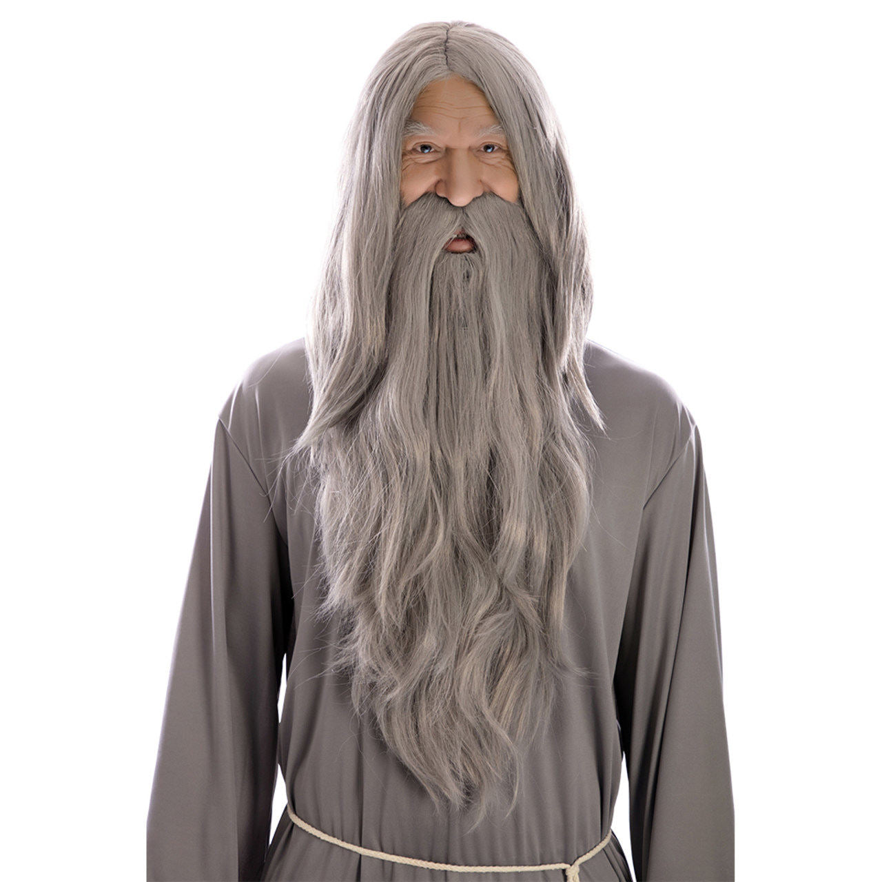 Grey Wizard Wig and Beard