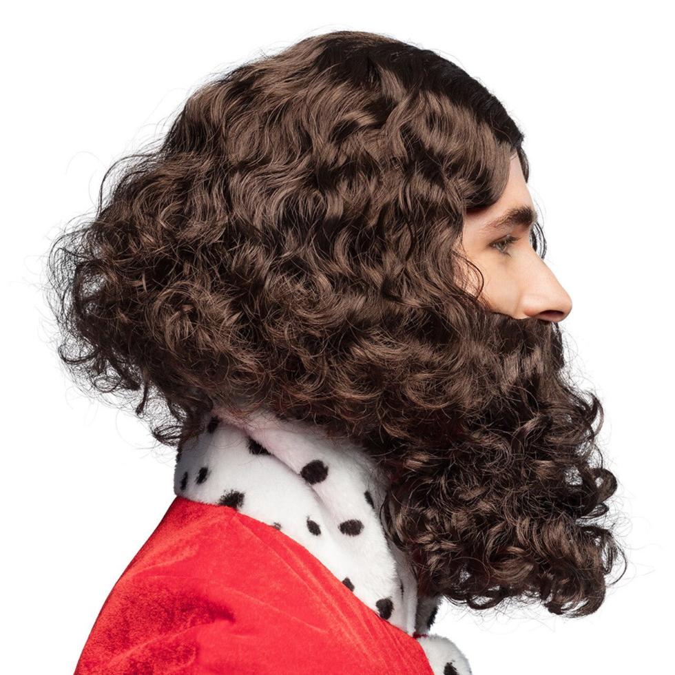 Short King Wig and Beard