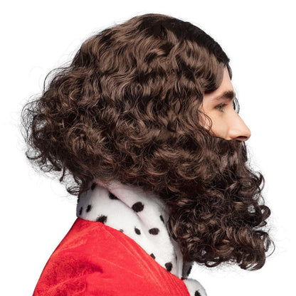 Short King Wig and Beard