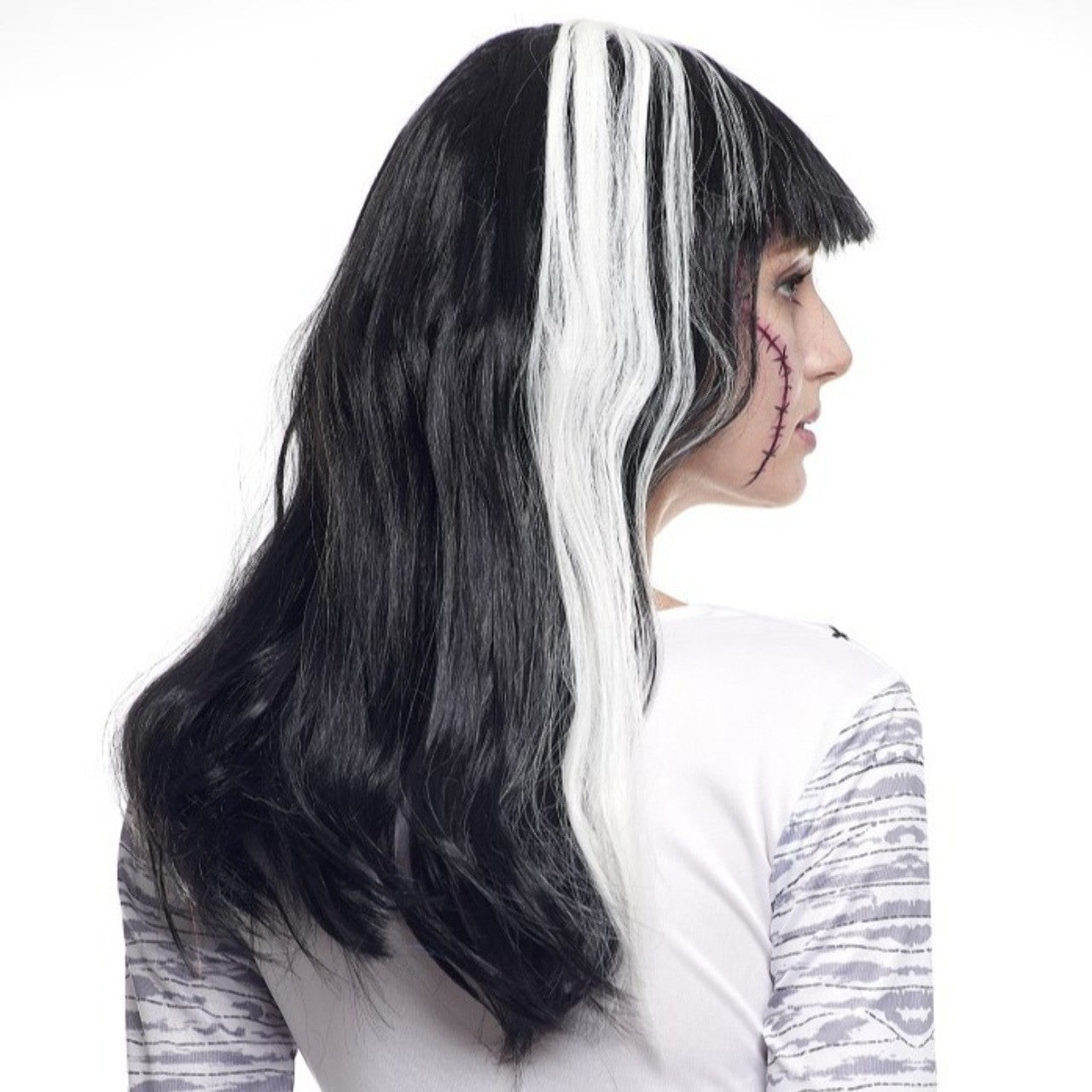 Long Ghost Zombie Wig