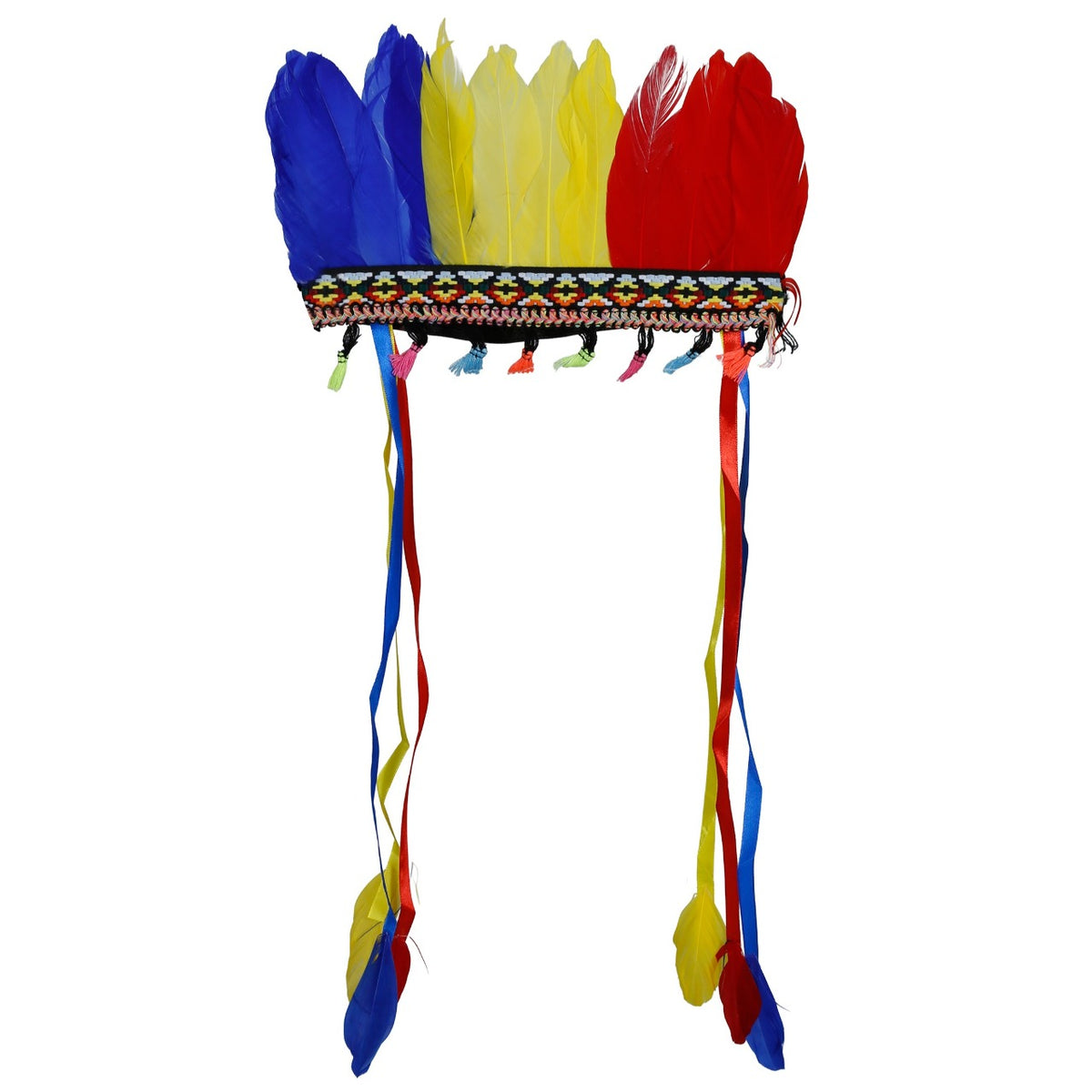 Colourful Feather Indian Headdress