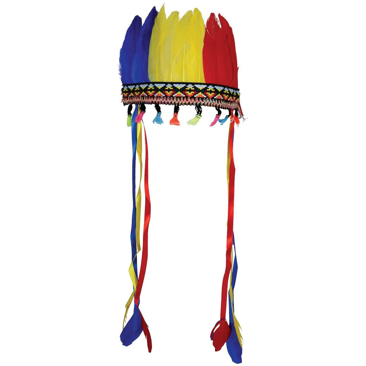 Colourful Feather Indian Headdress
