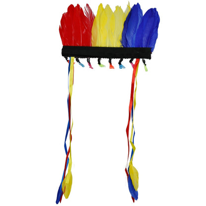 Colourful Feather Indian Headdress