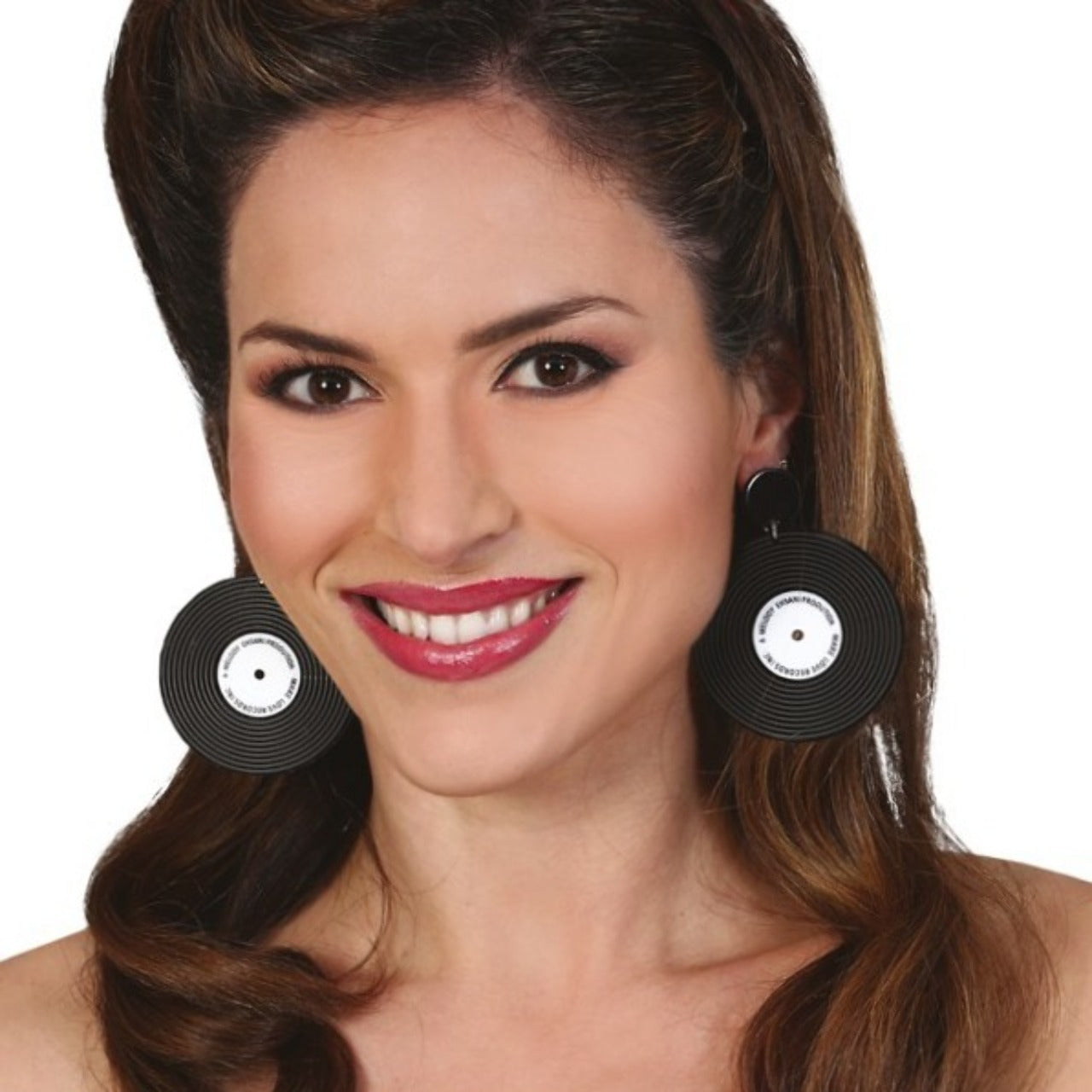 Vinyl Record Earrings