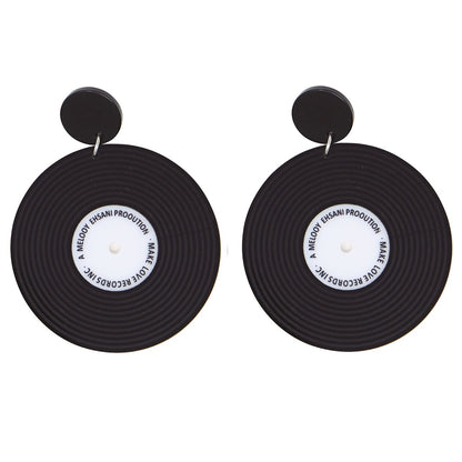 Vinyl Record Earrings