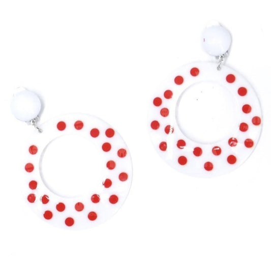 Polka Dot Flamenco Earrings