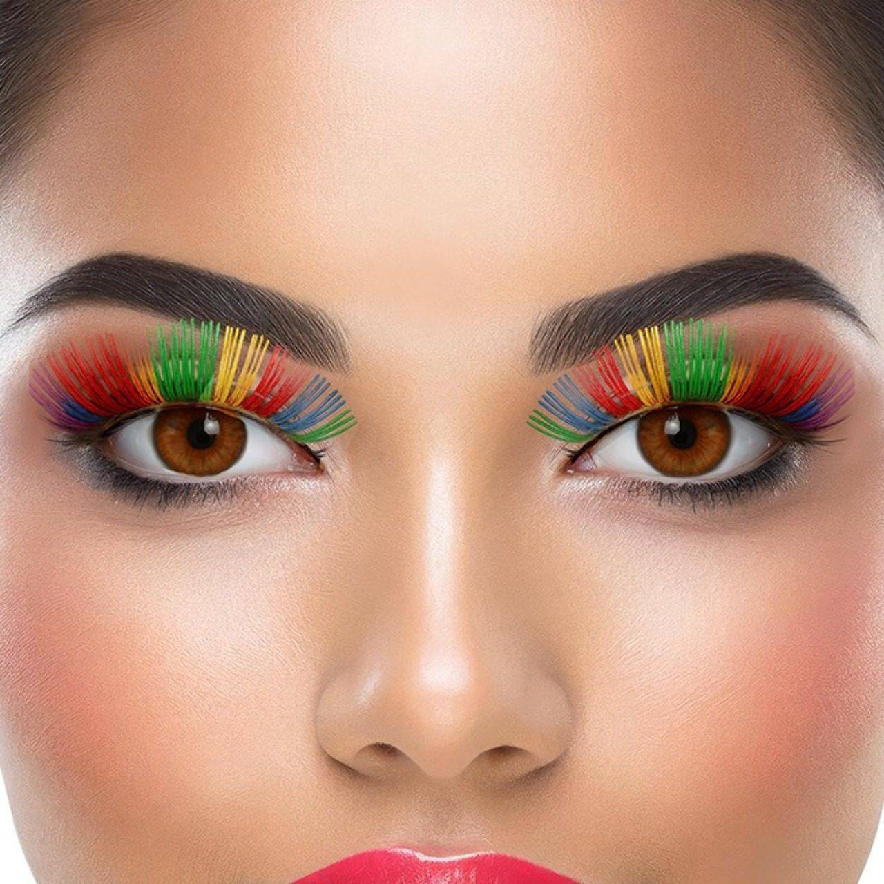 Metallic Multicolour Eyelashes