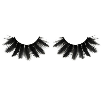Black Feather Eyelashes
