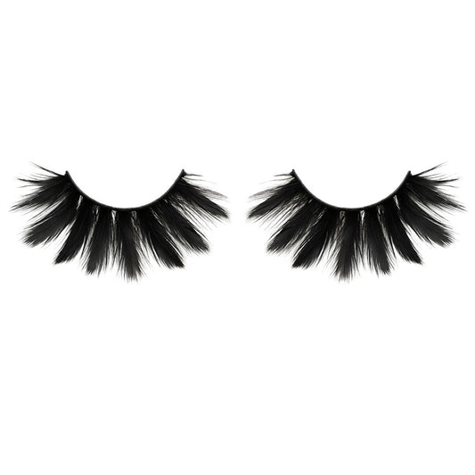 Black Feather Eyelashes