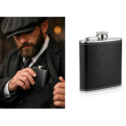 Black Hip Flask
