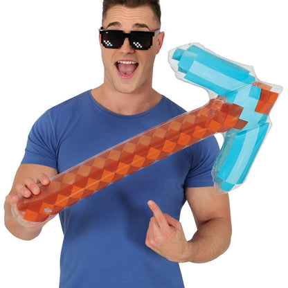 Inflatable Minecraft Pickaxe