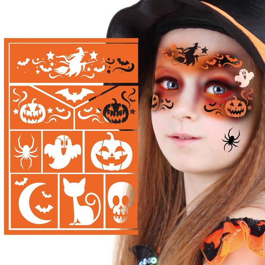 Kids Witch Makeup Stencil 