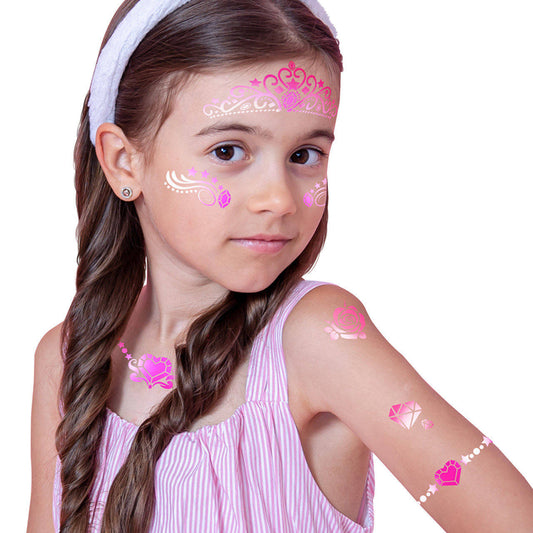 Kids Princess Face Paint Stencil