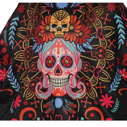 Kids Day of the Dead Catrina Poncho