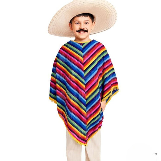 Kids Classic Mexican Poncho